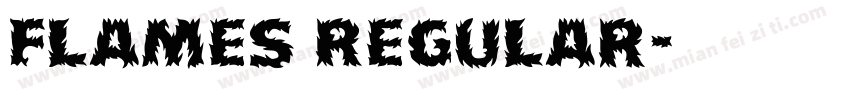 Flames Regular字体转换